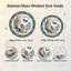 Vitrail de lune vitrail papillons ， 7,8H-1637077836