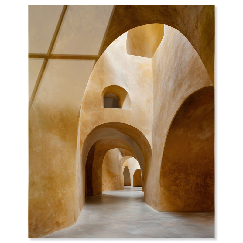 Honeyed Vaults II Print, 36"H x 30"W, High-Gloss Acrylic Print