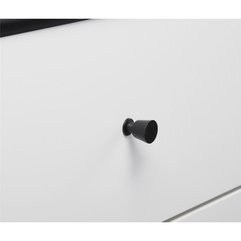 Kids 6 - Drawer Dresser, Black/White