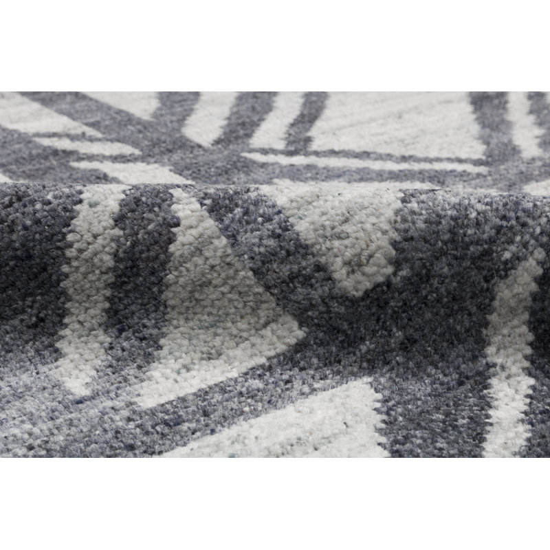 Hand Knotted Geometric Rug