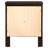 Garrett Cappuccino 2-Drawer Rectangular Nightstand