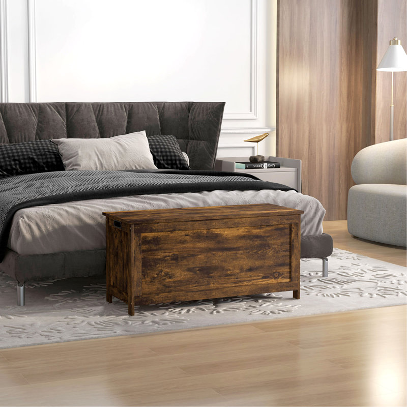 Versatile Wooden Storage Chest With Advanced Features For Organizing