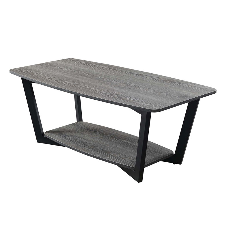 Raimonds Coffee Table, Weathered Gray and Black