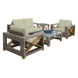 Jupiter Outdoor 4 - Piece Conversation Set