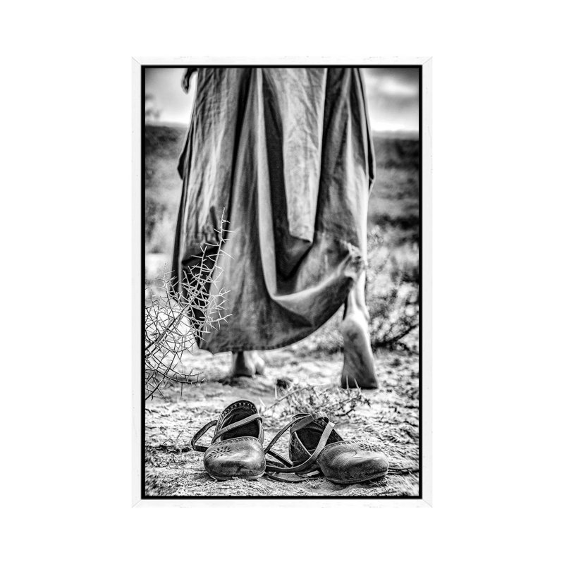 Passenger by Afshin Saeidinia - Print on Canvas, 66.04cm H x 45.72cm W x 3.81cm D, White Floater Framed
