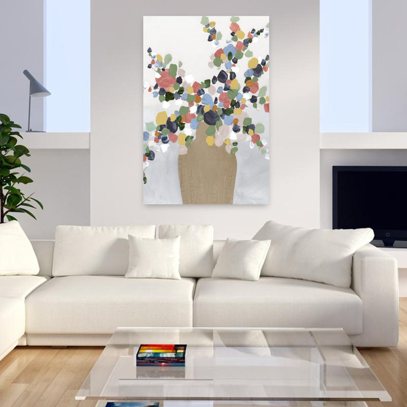 Art contemporain contemporain, H 48 po x l 32 po