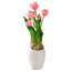 Fleurs de tulipe rose 18 po