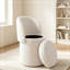 Fauteuil demi-tonneau avec rangement à plateau rabattable-1083064953