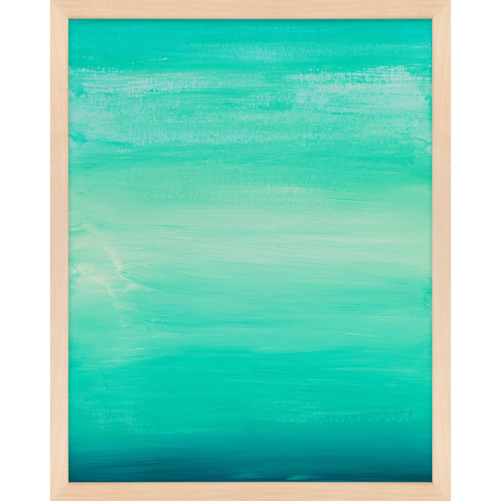 Daydream 3 by Andrea Stokes, Maple Framed Paper, 25" H x 20" W x 1.25" D