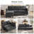 77.5'' W Modular L-Shaped Sofa With Storage Chaise And USB Charge-262689966
