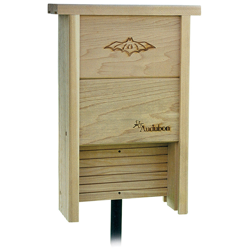 Natural Cedar Bat House Shelter with 20 Bat Capacity