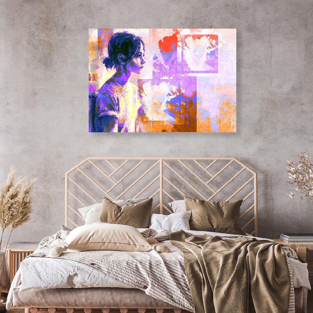 Leinwandbild Canvas Print, Purple Abstraction