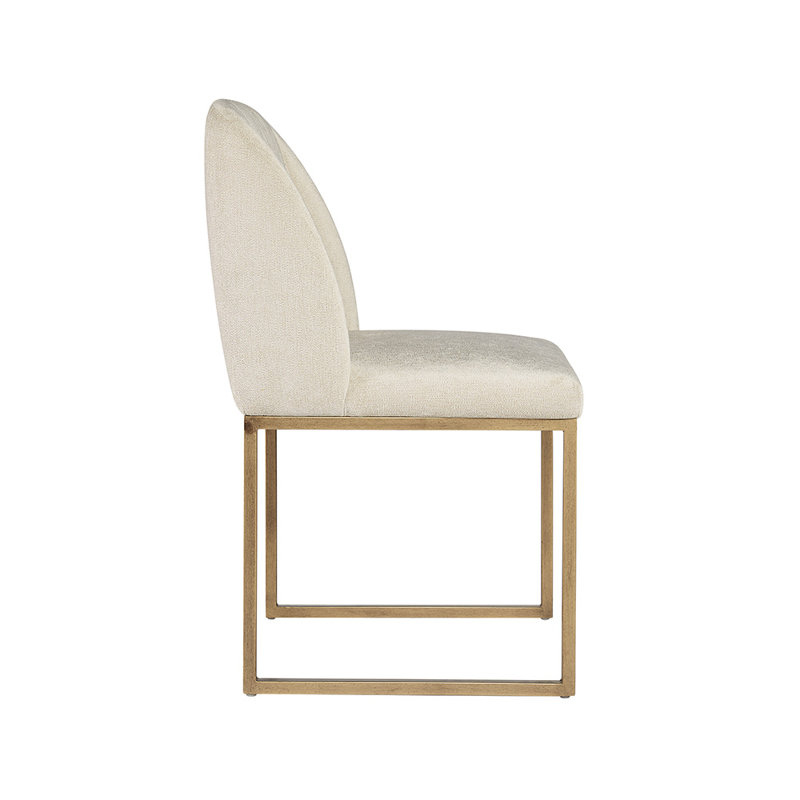 Nevin Upholstered Dining Chair, Muslin