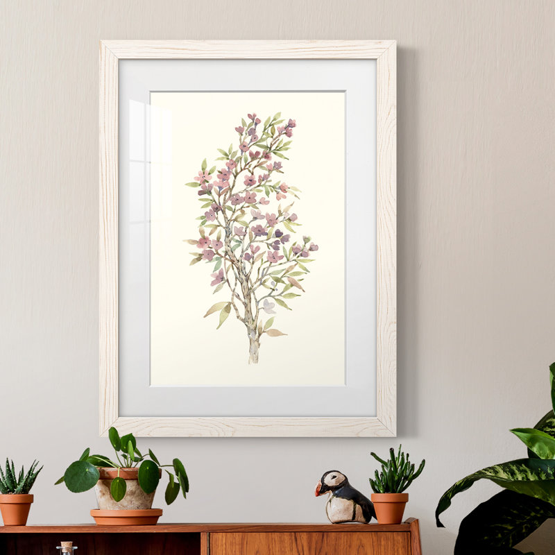 Twig Study I - cadre photo, H 44 po x l 31 po x P 1 po, Cadre blanc