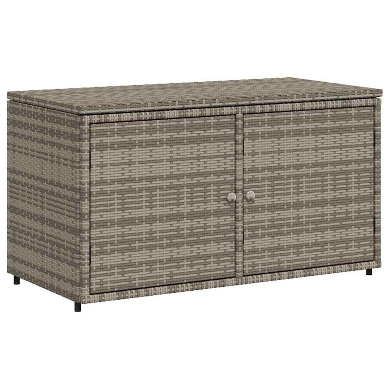 Armoire de rangement de jardin en acier PE gris