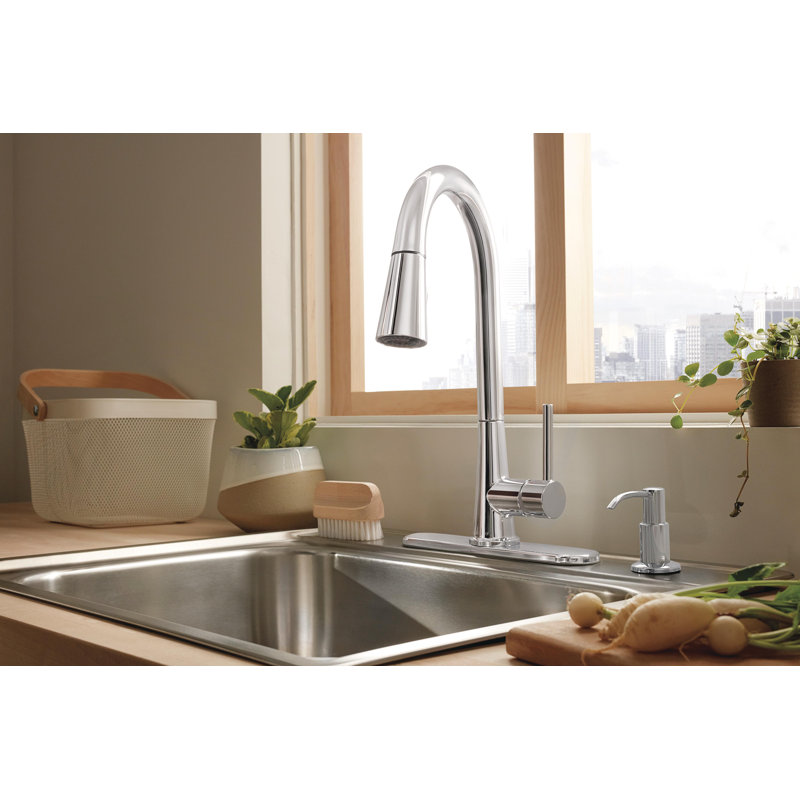 Peerless Precept Pull Down Kitchen Faucet, Chrome