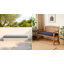 Coussin de banc d'extérieur 52 po Sunbrella, mousse haute densité 5 po-225929381
