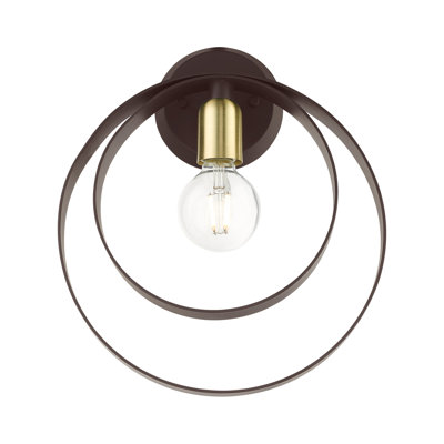 Maubray Steel Armed Sconce