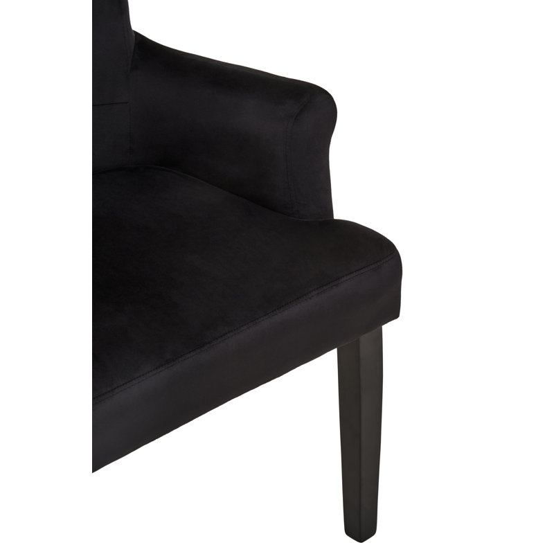 Durrant Upholstered Armchair, Black