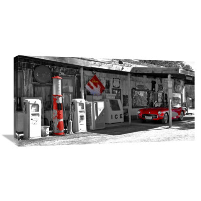 " Vintage Gas Station On Route 66 " by Vadim Ratsenskiy
