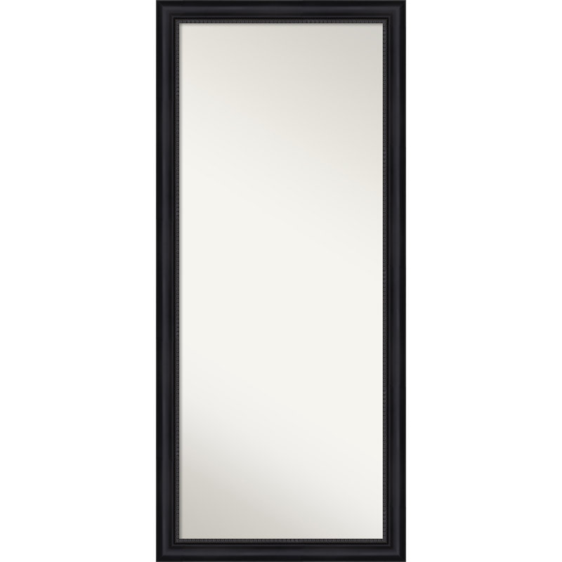 Miroir de salle de bain biseauté Vandeveer, Noir satiné, 28,88 po x 40,88 po