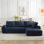 Canapé modulaire surdimensionné en L FAUX FUR-1765081535-1765081534