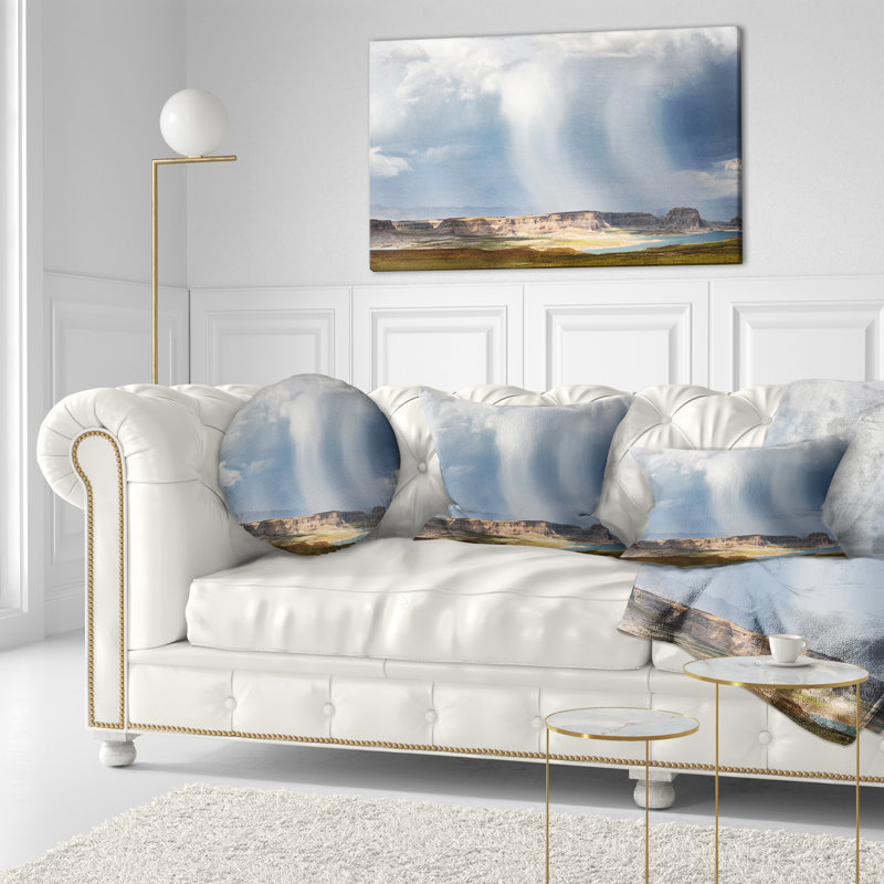 Coussin lombaire imprimé Lake Powell Under Clouds