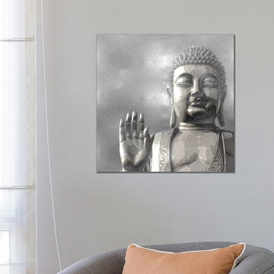 Silver Buddha by Tom Bray - Gallery-Wrapped Canvas Giclée on Canvas