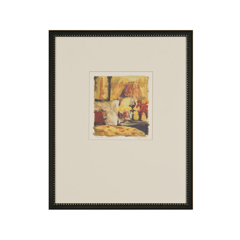 Crimson Bedroom Print by Daughdrill