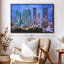 «Miami Downtown Skyline Aérien, art mural»-1913816489