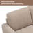 81.1" Wide Reversible Modular Sofa & Chaise with Ottoman,sectional sofa,sectional couch
