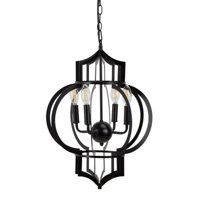 Luminaire suspendu sphère 4 lumières Westerham