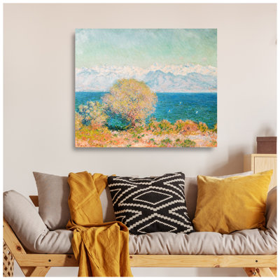 View of Cap d'Antibes by Claude Monet The World Classic Art Reproductions, Giclee Canvas Prints Wall Art for Home Decor