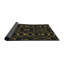 Tapis de zone dorée/noir à motifs-1401602570