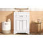 Meuble-lavabo 24 po avec lavabo en céramique intégré-476137404