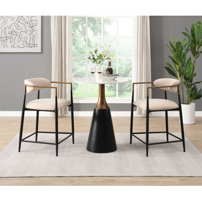 Aranza 3-piece Counter Height Table Set