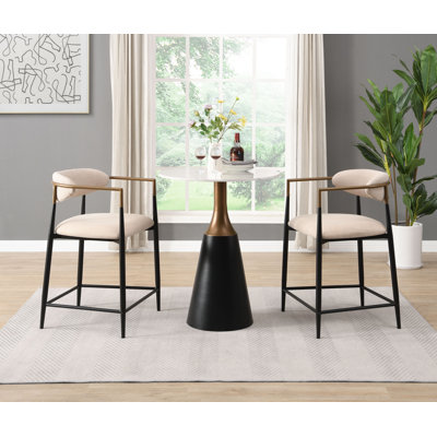 Faizan 3-Piece Counter Height Table Set