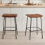 Camryn Upholstered Counter Stool with Metal Frame-1334745542