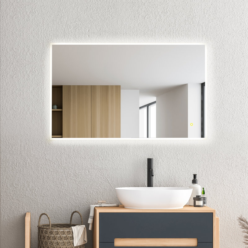 Miroir de salle de bain Aurora, 30 po x 48 po