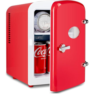 Mini réfrigérateur portatif 4L avec six réfrigérateurs compacts de 12 oz, 100% sans fréon et écologique, 4 L