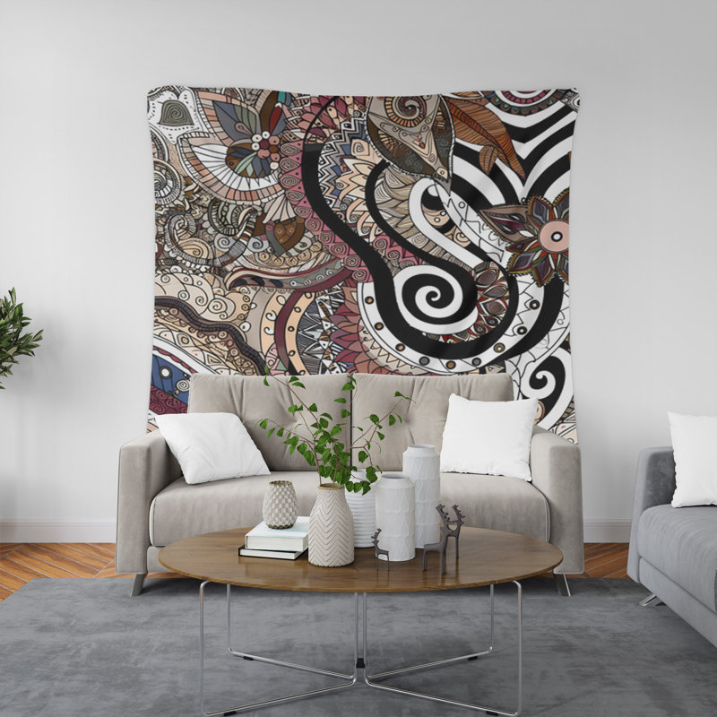 Tapisserie murale, H 88 po x l 104 po x P 1,2 po