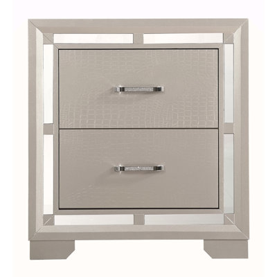 Elegant Champagne Nightstand