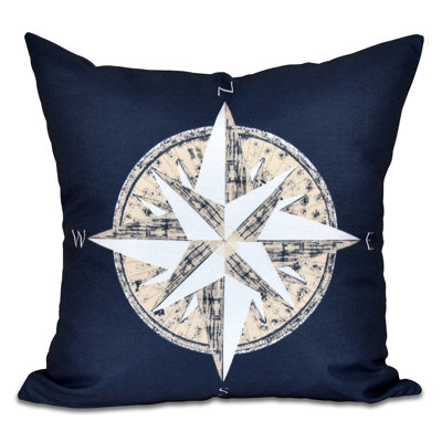 Compass Square Pillow Cover & Insert