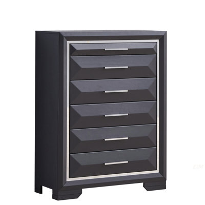 Coffre de rangement G01600-CH, noir