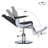 26.7" Wide Vegan Leather Heavy Duty Metal Manual Ergonomic Recliner Barber Chair-1645057494