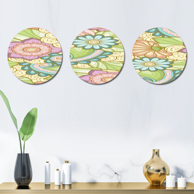 Plants & Flowers Wall Decor on Metal