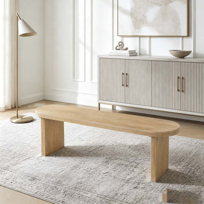 Banc de salle à manger d'intérieur en pin