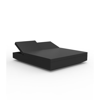 Vela - Square Daybed with 2 Reclining Backrests - 78.75"x78.75" - Basic by Vondom