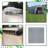 Multipurpose Heavy Duty Tarps Waterproof, UV Resistant Outdoor Protective Tarpaulin with Reinforcement(10 x 10 ft)-85751286-85751268