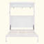 Lit escamotable mural avec tablettes Murphy